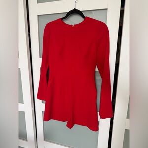 Express Vibrant Red Long Sleeve Top